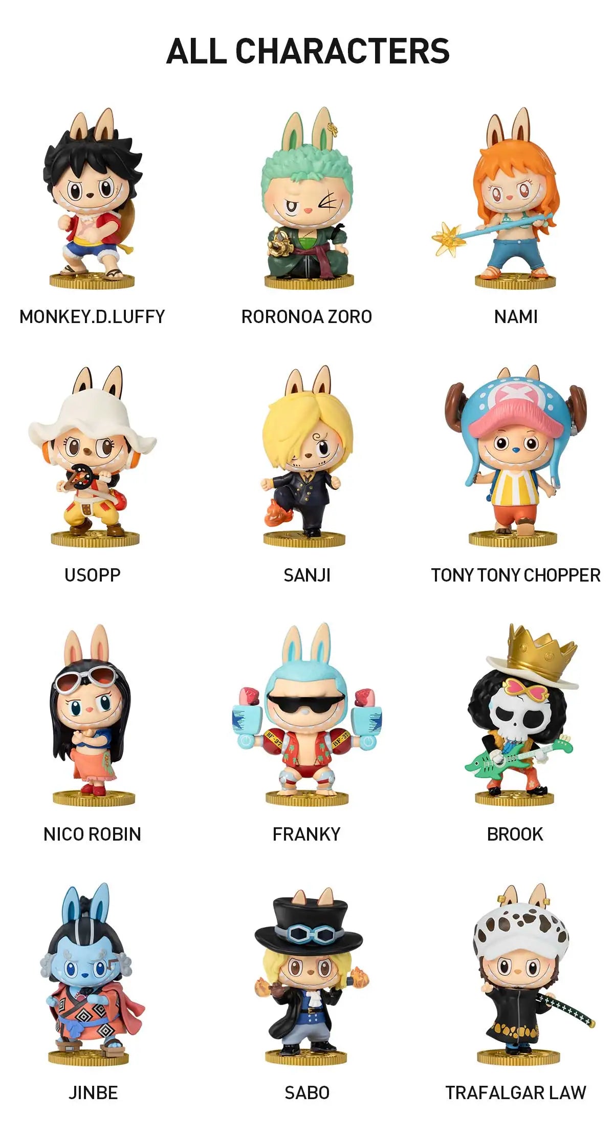 [In Stock] POPMART One Piece Series Figures Labubu (SEALED)