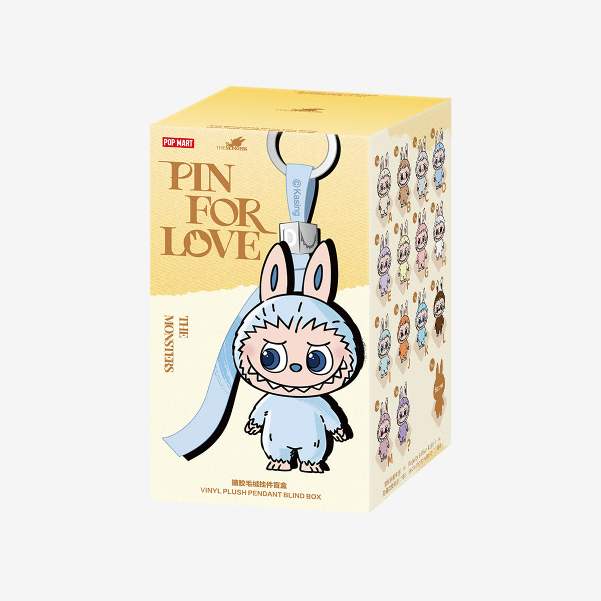 [CHOOSE YOUR LETTERS OPTION!] [IN STOCK] POPMART Labubu Pin for Love
