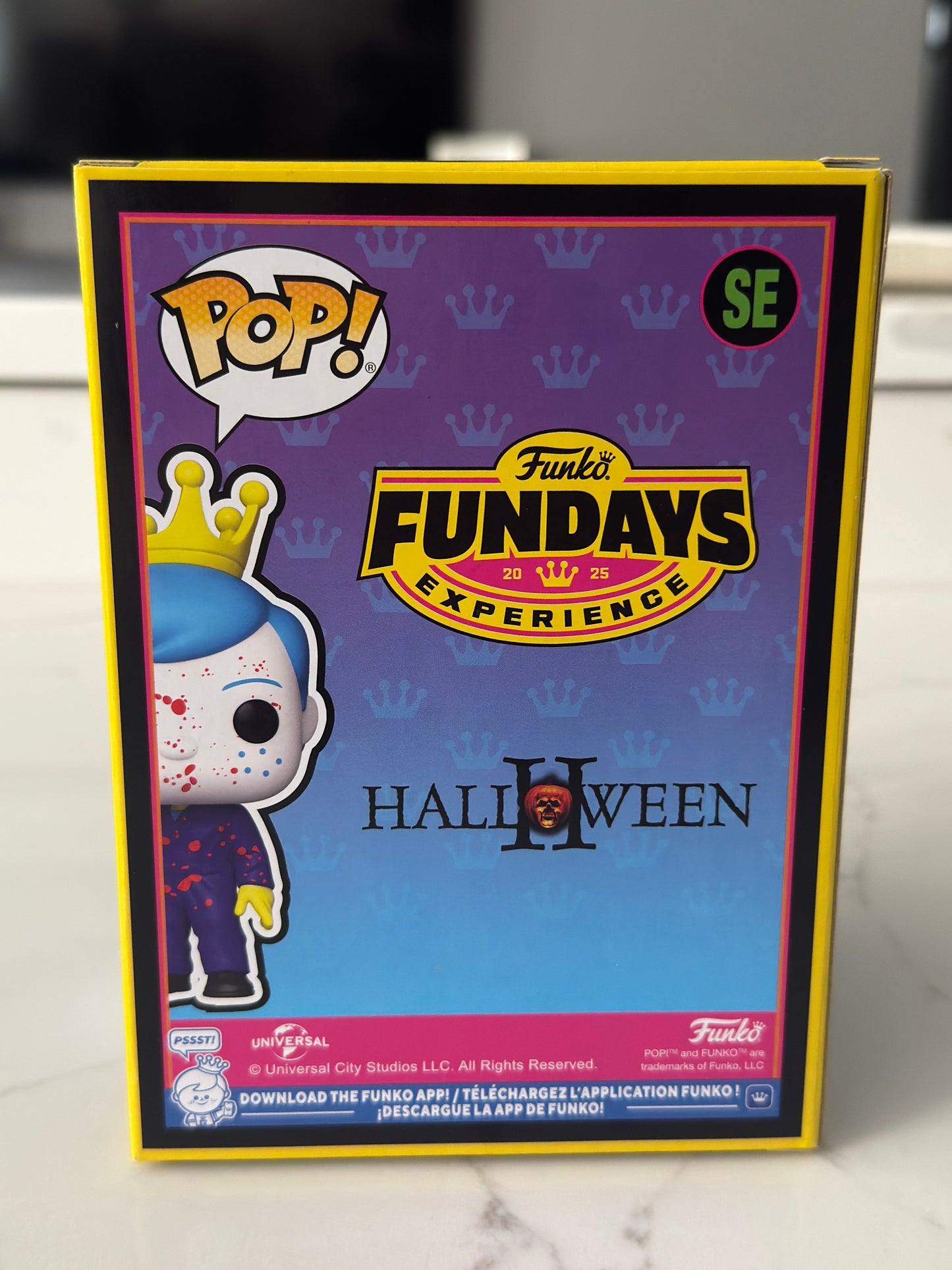 Funko Fundays Experience 2025: Pop! Originals HORROR Halloween Freddy Funko as Michael Myers (Blacklight) LE150