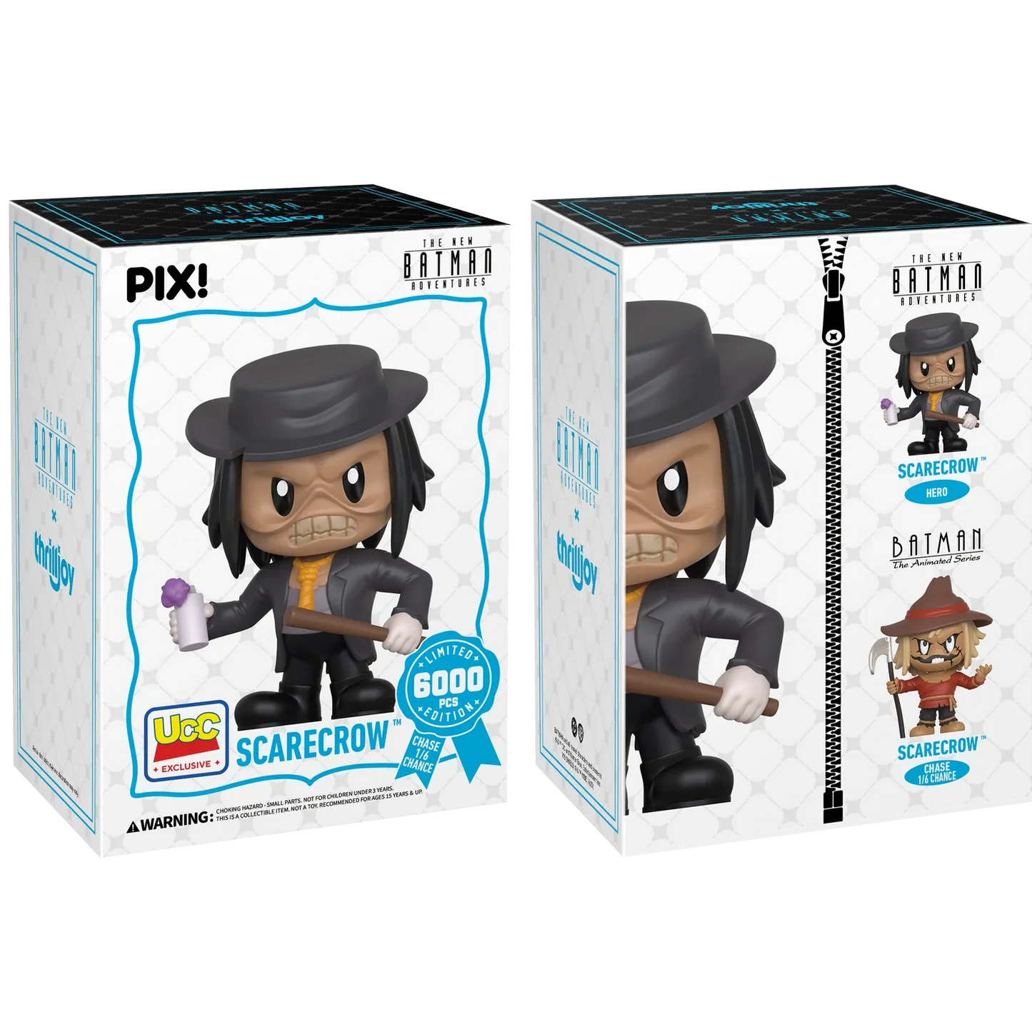 [Thrilljoy] [EXCLUSIVE] Batman the Animated Series - Scarecrow LE6000 PIX Vinyl Figure (1 in 6 Chance at Chase)