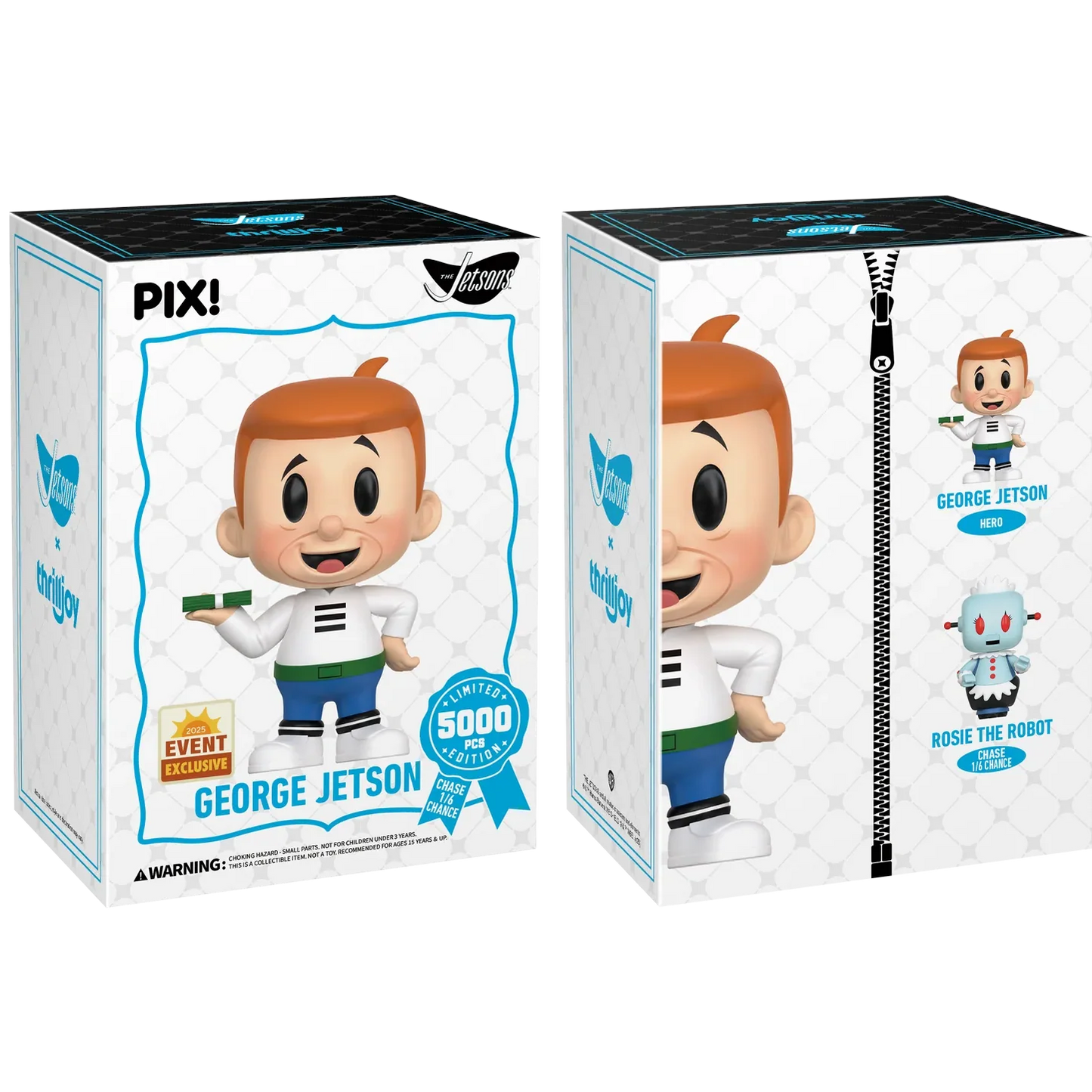 [Thrilljoy] [EXCLUSIVE] Hanna-Barbera's The Jetsons - George Jetson LE5000 PIX Vinyl Figure (1 in 6 Chance at Chase)