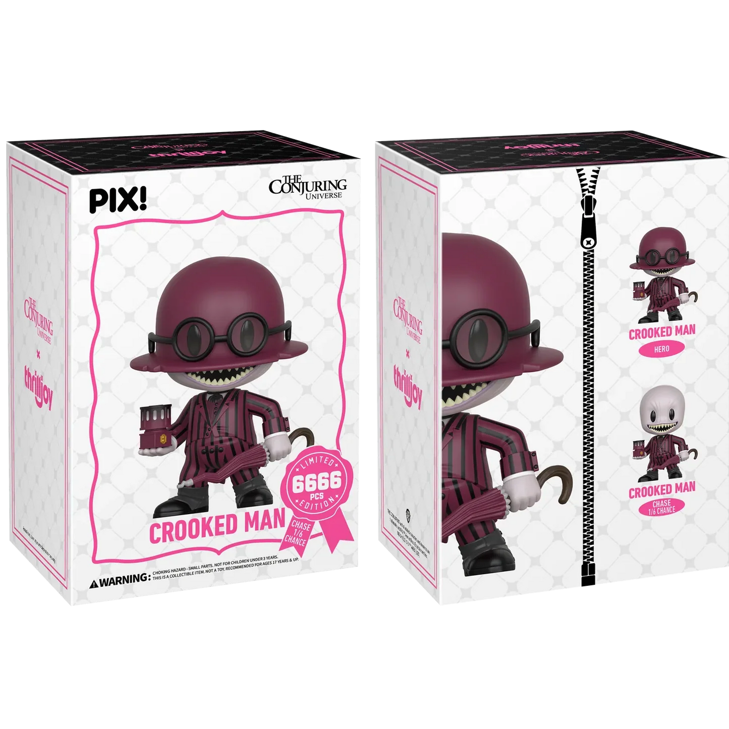[Thrilljoy] The Conjuring Universe - The Crooked Man LE6666 PIX Vinyl Figure (1 in 6 Chance at Chase)