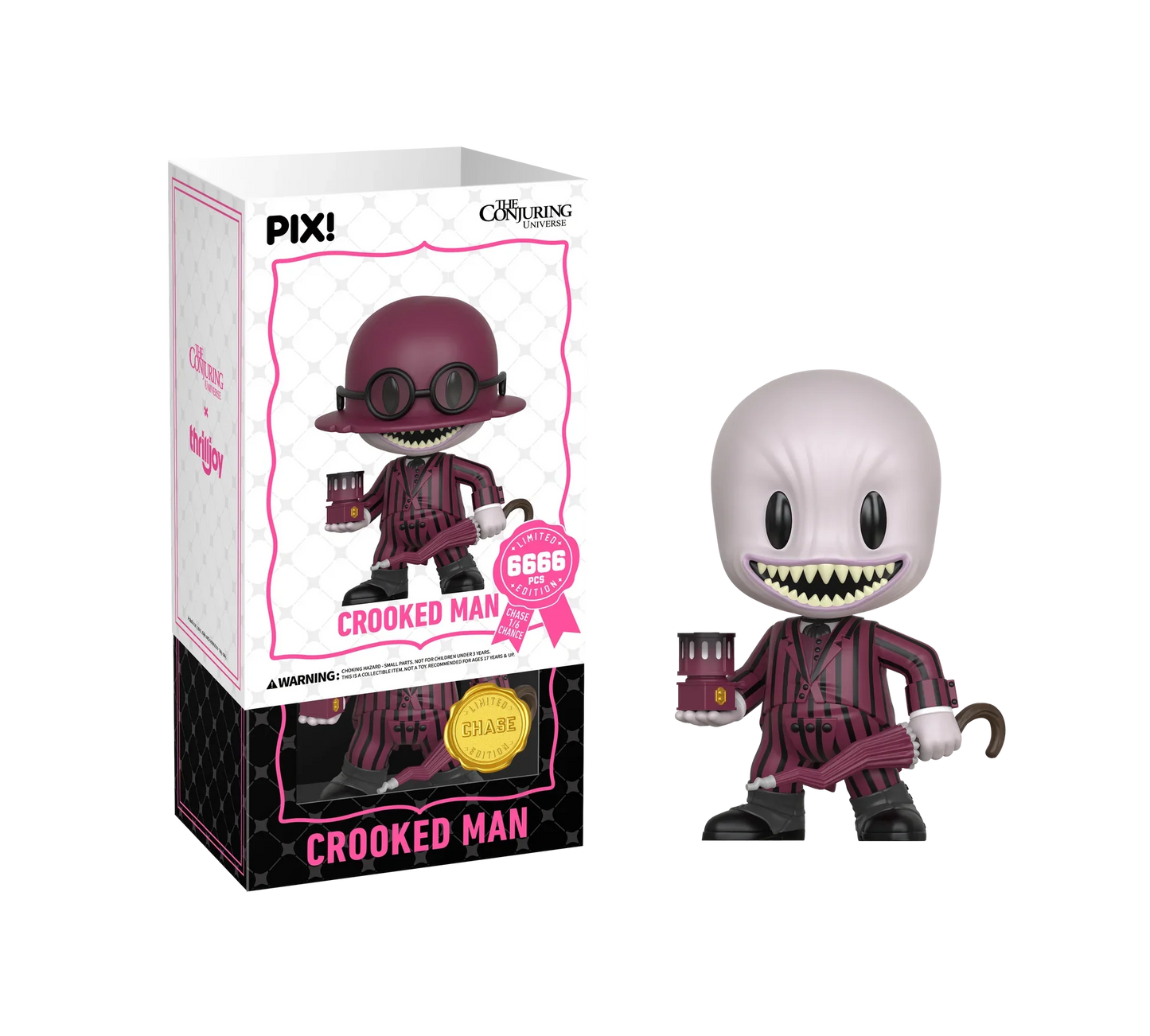 [Thrilljoy] The Conjuring Universe - The Crooked Man LE6666 PIX Vinyl Figure (1 in 6 Chance at Chase)
