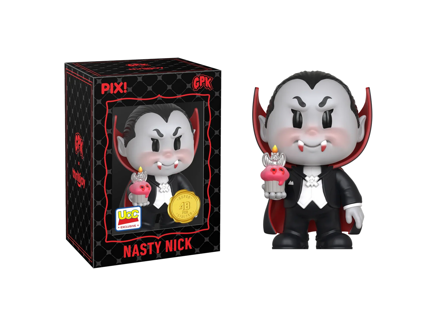 [Thrilljoy] [EXCLUSIVE] Garbage Pail Kids - Nasty Nick LE7777 PIX Vinyl Figure (1 in 6 Chance at Chase)