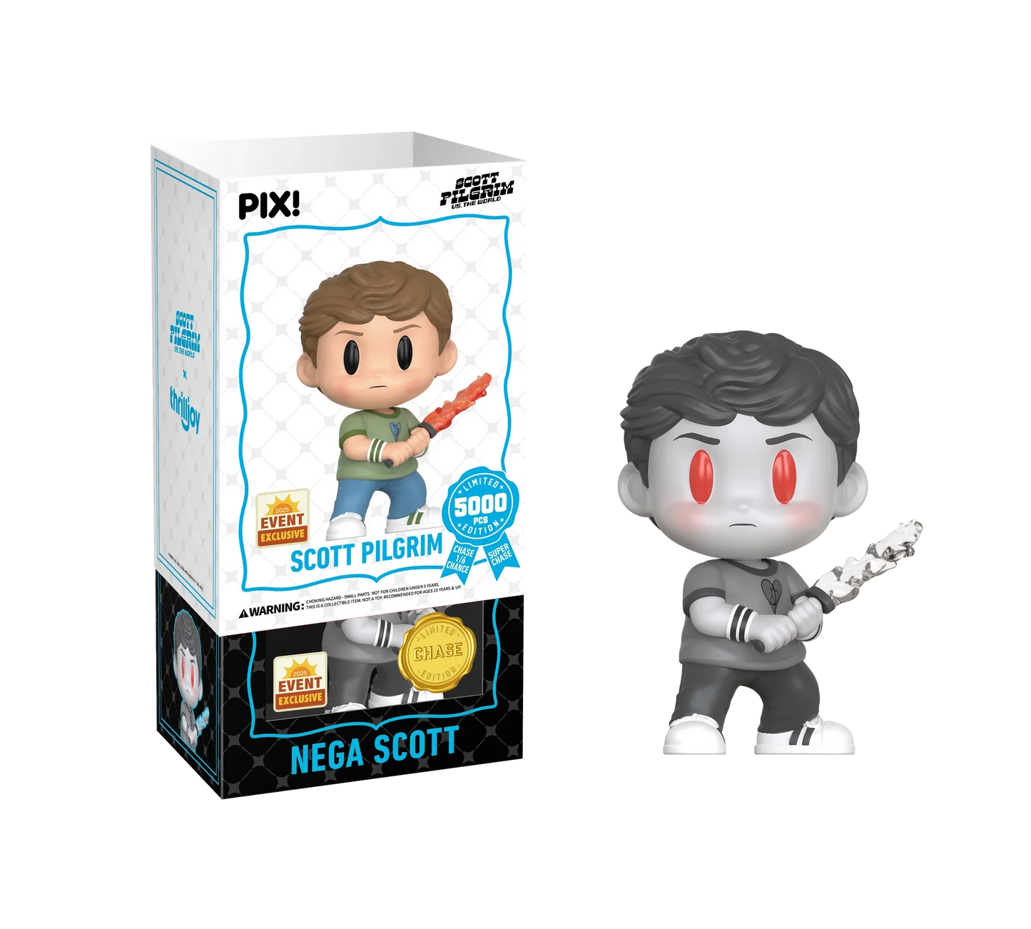 [Thrilljoy] [EXCLUSIVE] Scott Pilgrim vs The World - Scott Pilgrim LE5000 PIX Vinyl Figure (1 in 6 Chance at Chase)
