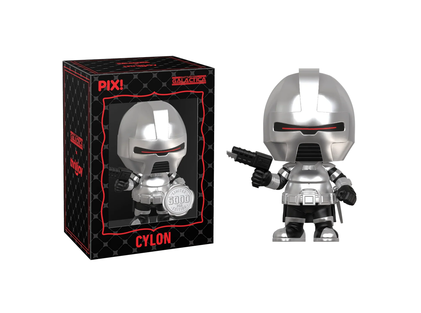 [Thrilljoy] Battlestar Galactica - Cylon LE5000 PIX Vinyl Figure (1 in 6 Chance at Chase)