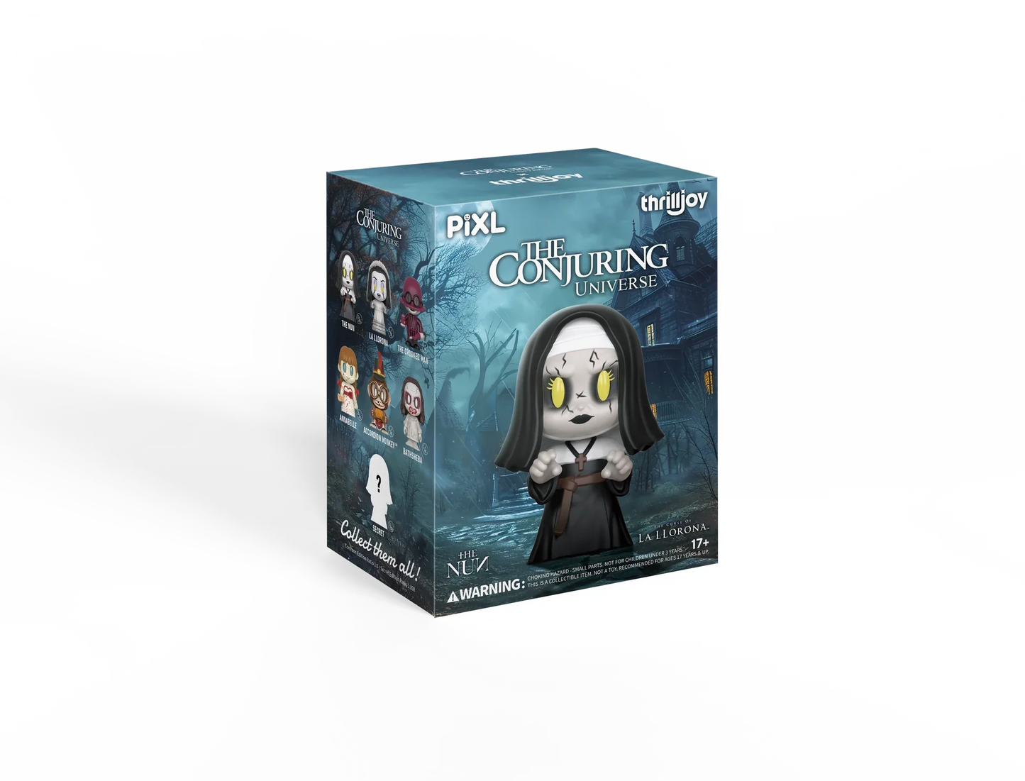 [Thrilljoy] The Conjuring Universe PIXL Blind Box Vinyl (Chance at 1 of 300 hyper-rare “chase” pieces will be redeemable for a special 12” MEGA PIX!)
