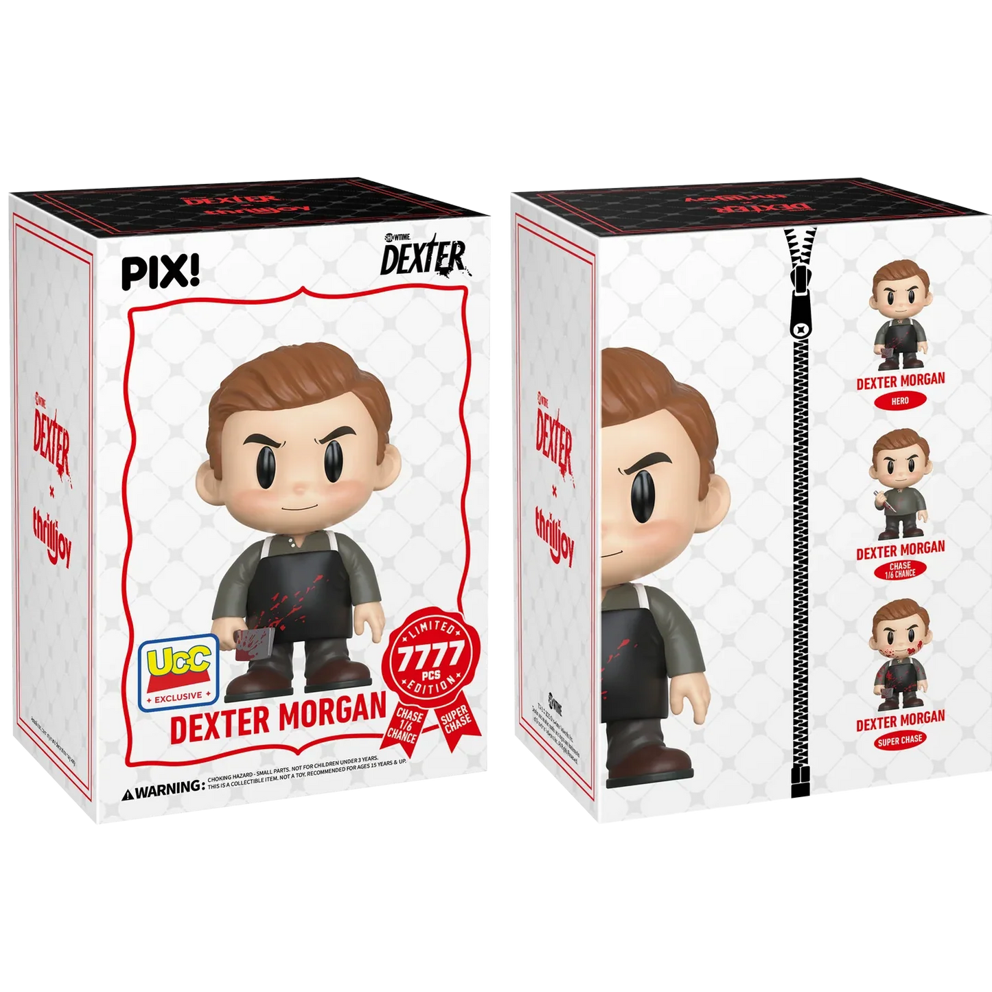 [Thrilljoy] [EXCLUSIVE] Dexter - Dexter Morgan LE7777 PIX Vinyl Figure (1 in 6 Chance at Chase)