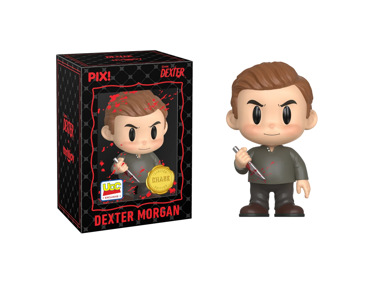 [Thrilljoy] [EXCLUSIVE] Dexter - Dexter Morgan LE7777 PIX Vinyl Figure (1 in 6 Chance at Chase)