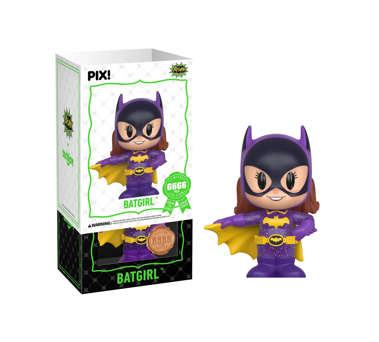 [Thrilljoy] Batman 1966 Series - Batgirl LE6000 PIX Vinyl Figure (1 in 6 Chance at Chase)