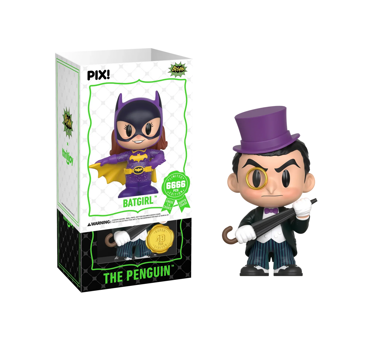 [Thrilljoy] Batman 1966 Series - Batgirl LE6000 PIX Vinyl Figure (1 in 6 Chance at Chase)
