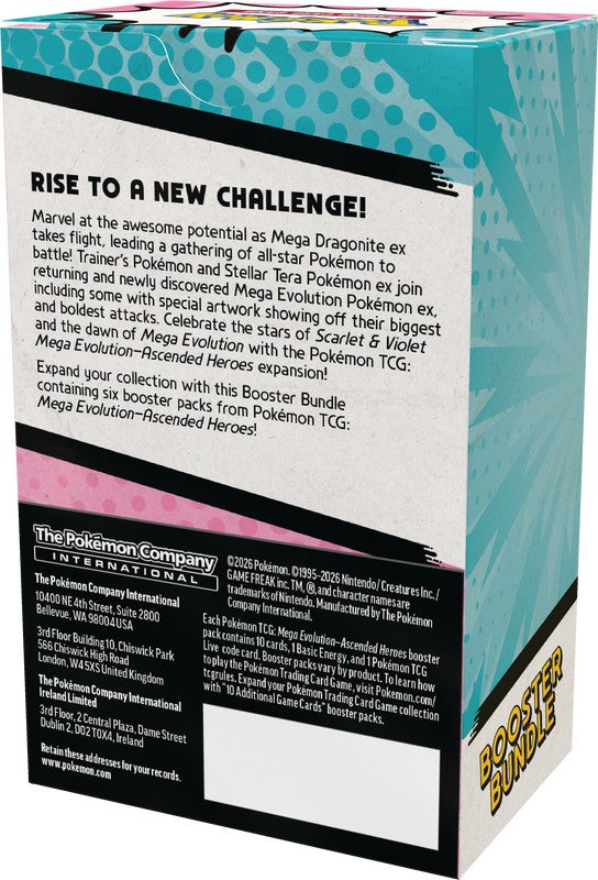 ME2.5: Ascended Heroes - Booster Bundle PRESALE: RELEASE DATE 04/24/26