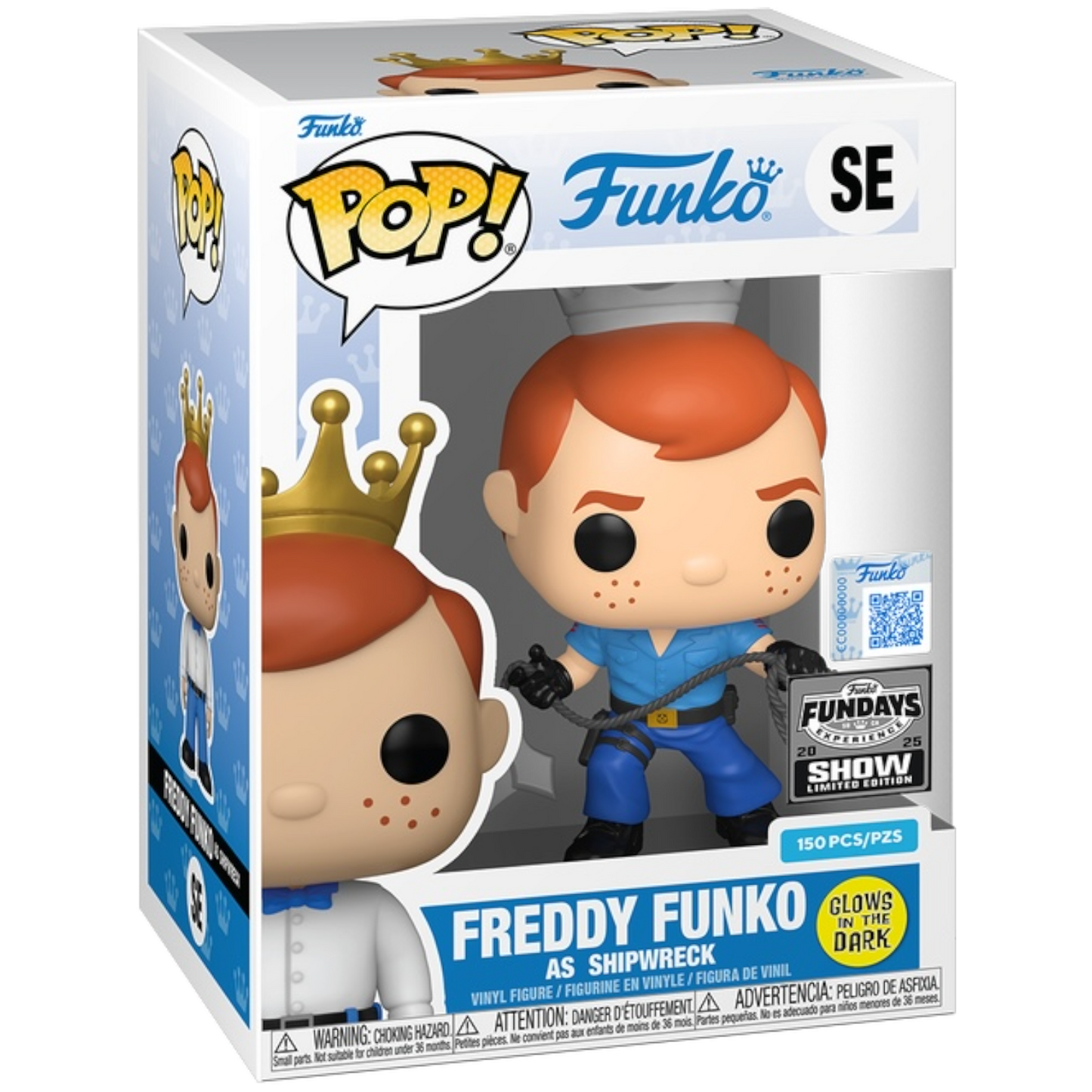 Funko Fundays Experience 2025: Pop! Originals G.I. JOE Freddy Funko as Shipwreck (Glow) LE 150