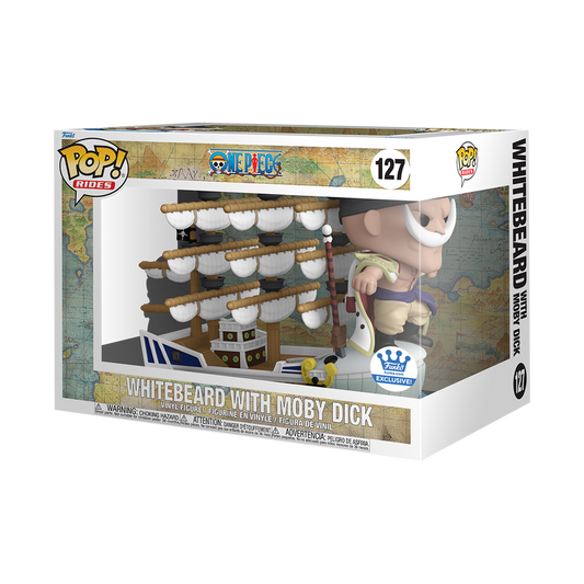 PREORDER (Estimated Arrival FEBRUARY 2025) POP! Animation: One Piece - Deluxe Whitebeard with Moby Dick Funko Shop Exclusive