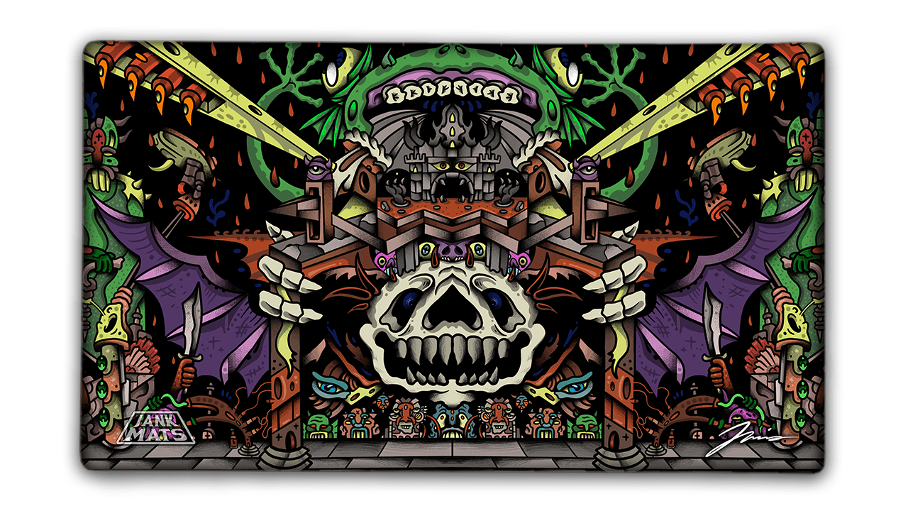 Dungeons and Nematodes Playmat