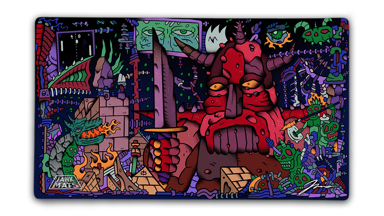 Set, Match, Battle! Playmat