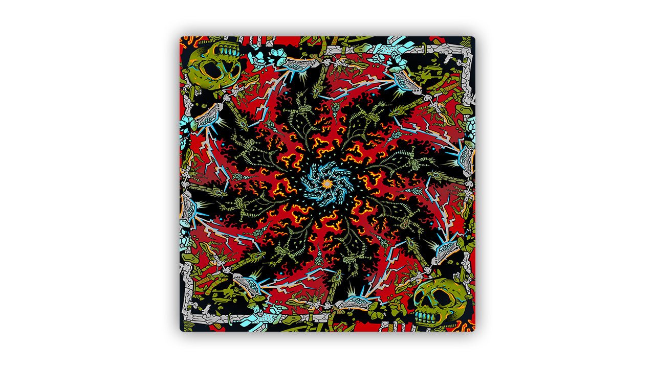 Wheel of Fire 2 Player Cloth Playmat